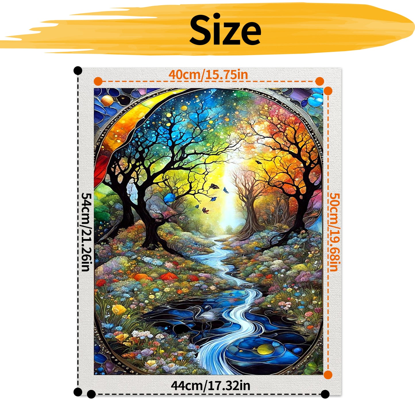 Enchanted Forest - Paint by Numbers -40x50cm
