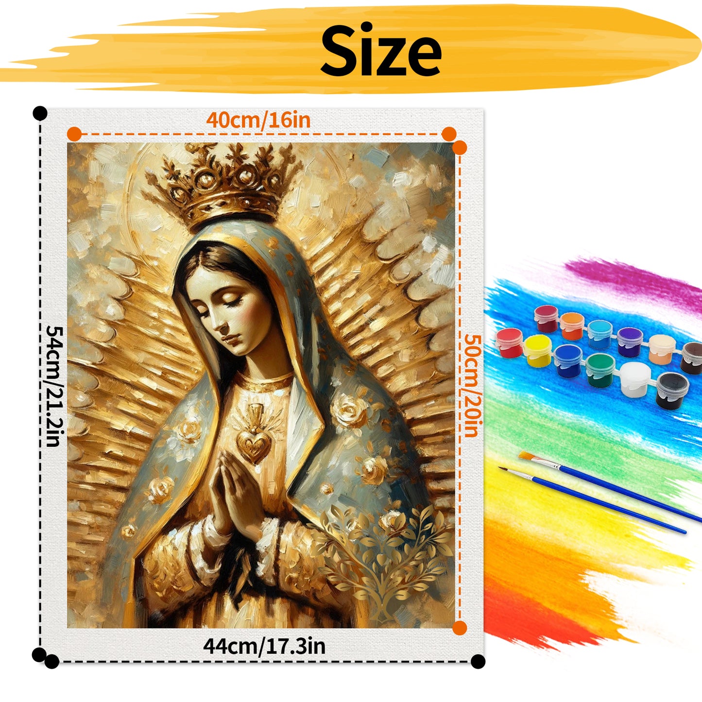 Saint - Paint by Numbers -40x50cm