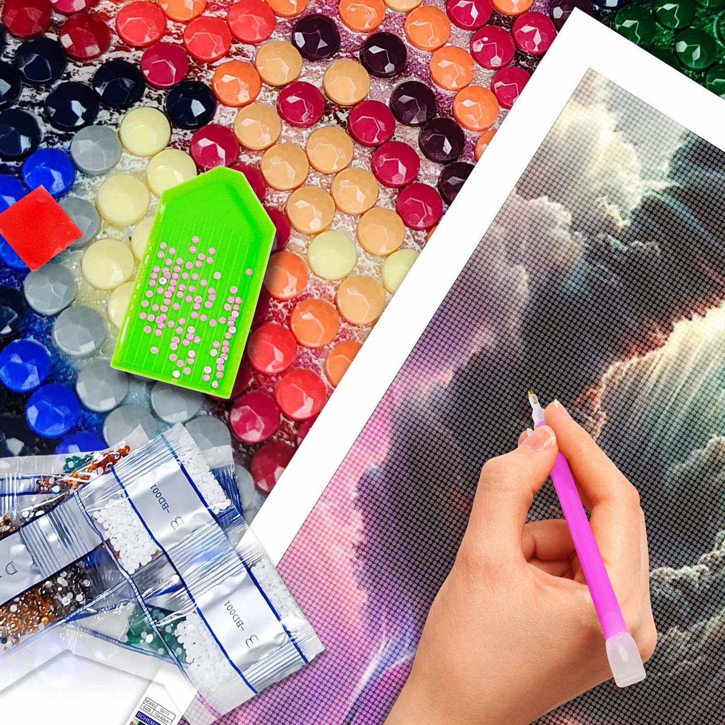 Storm- Full Round Diamond Painting - 40x70cm