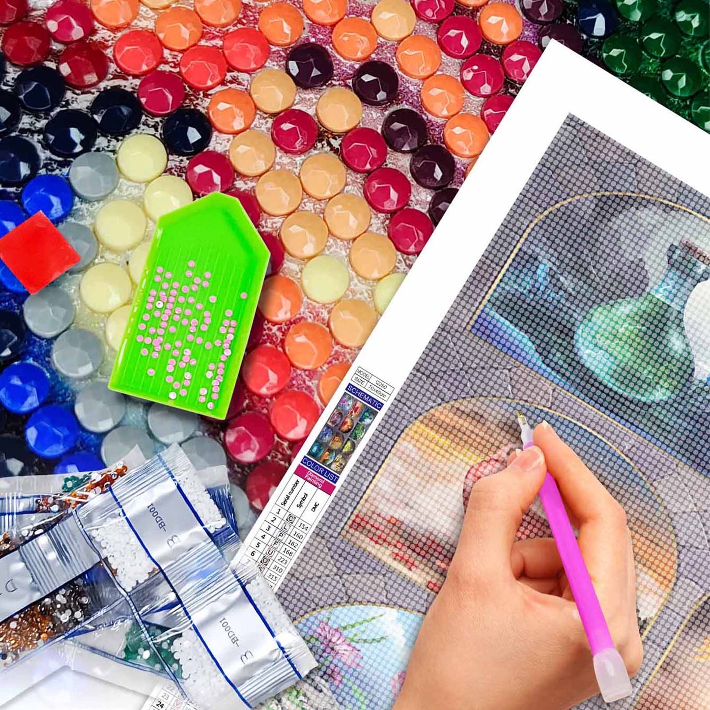 Game - Full Round Diamond Painting - 70x40cm