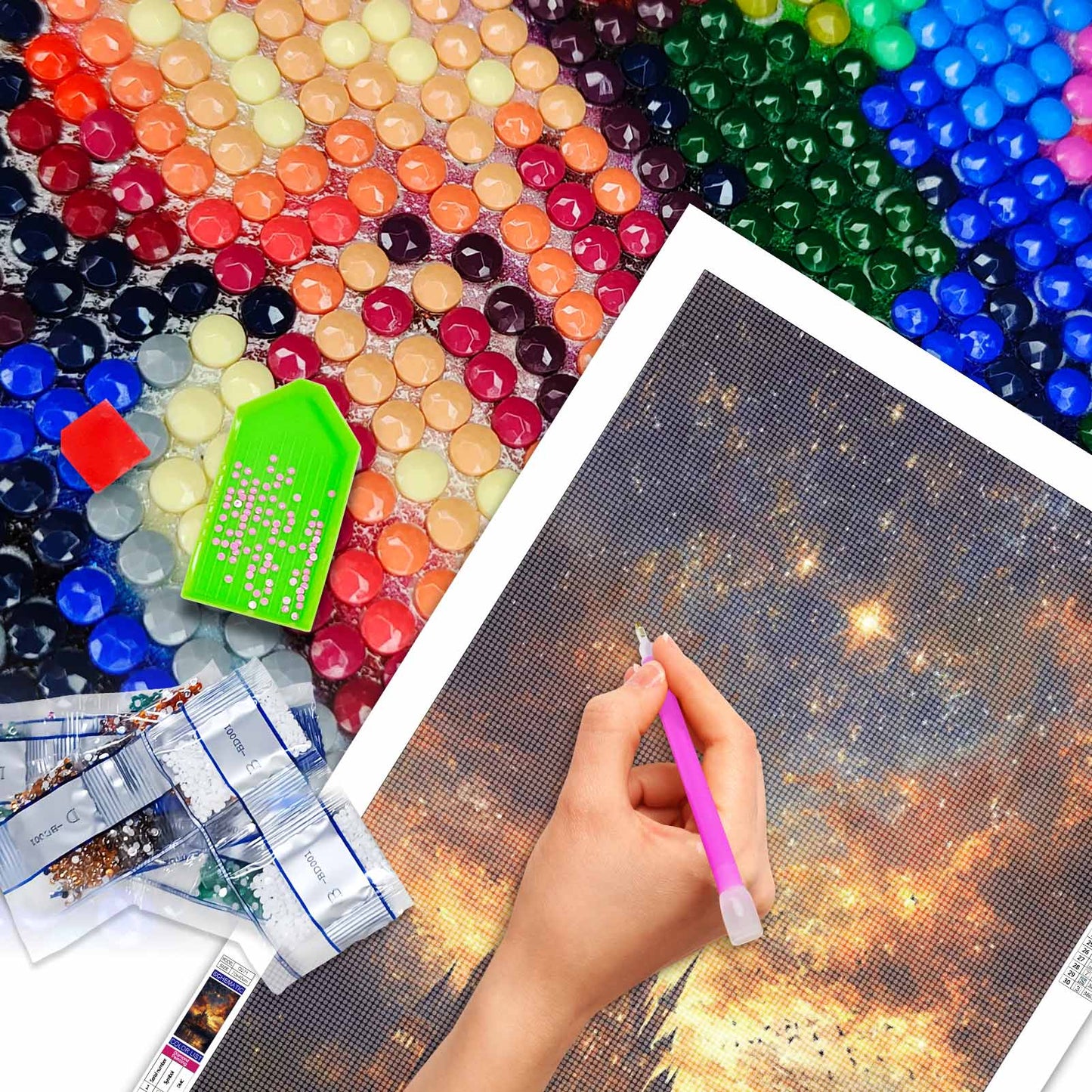 Castle- Full Round Diamond Painting - 40x70cm