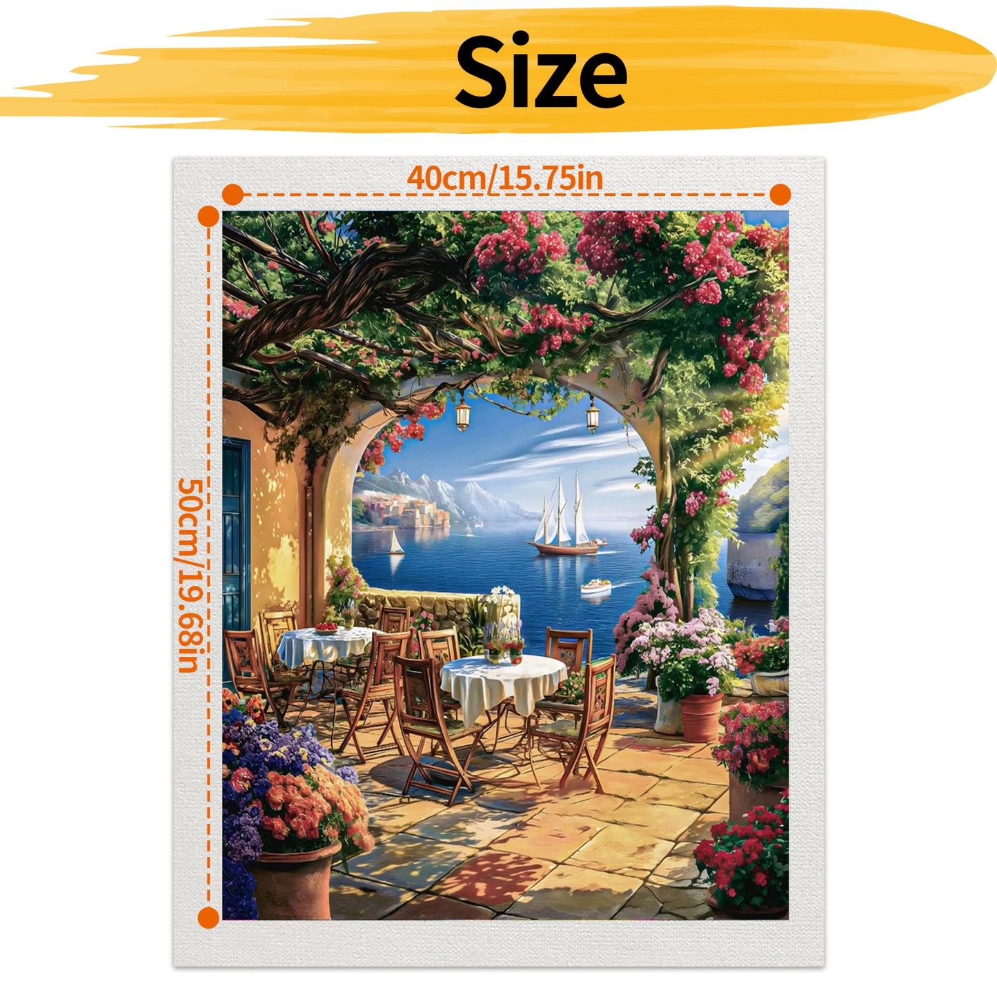 Yard- Paint by Numbers -40x50cm