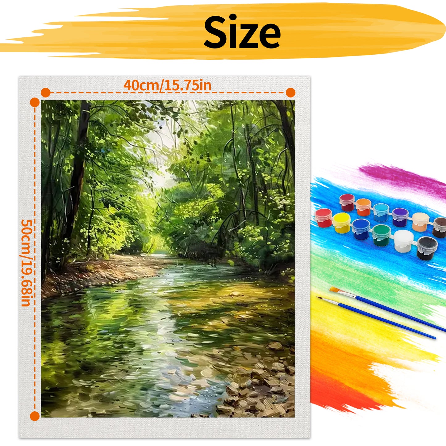 Brook- Paint by Numbers -40x50cm
