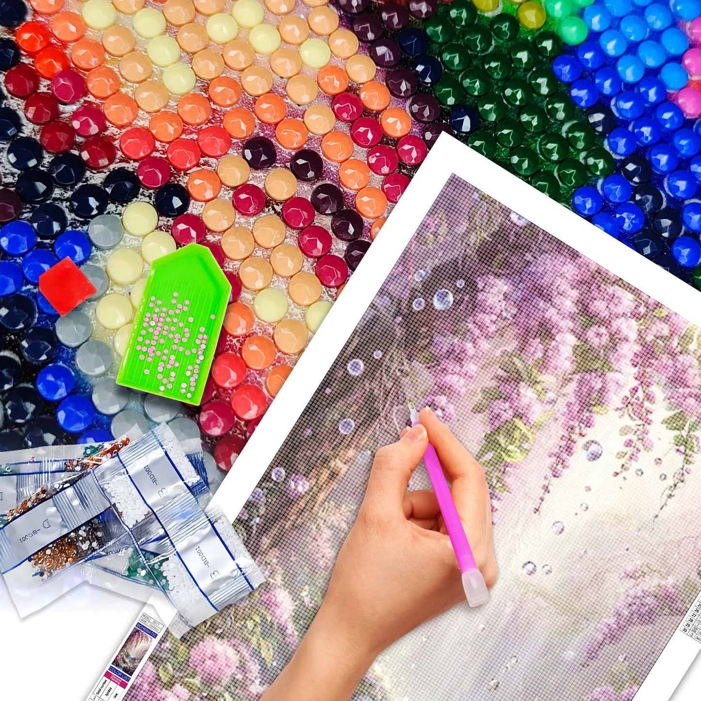 Waterfall- Full Round Diamond Painting - 40x70cm