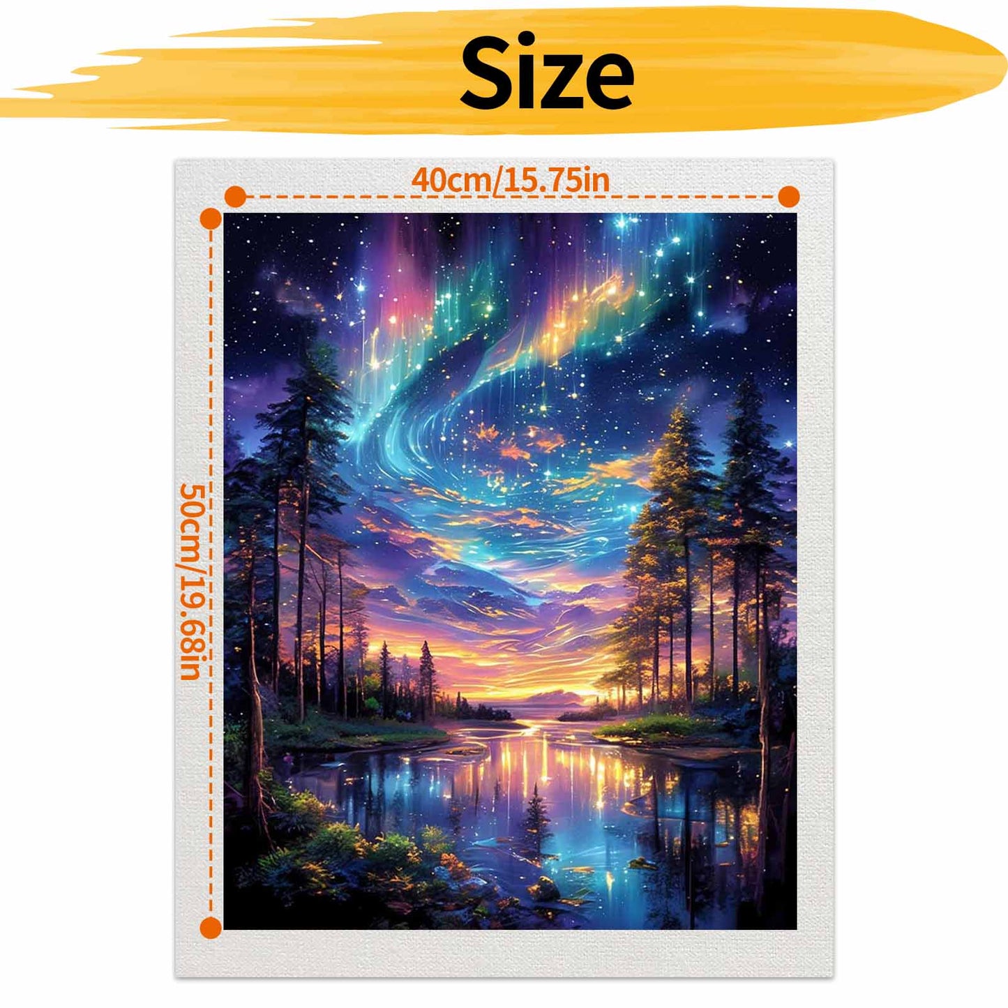 Aurora- Paint by Numbers -40x50cm