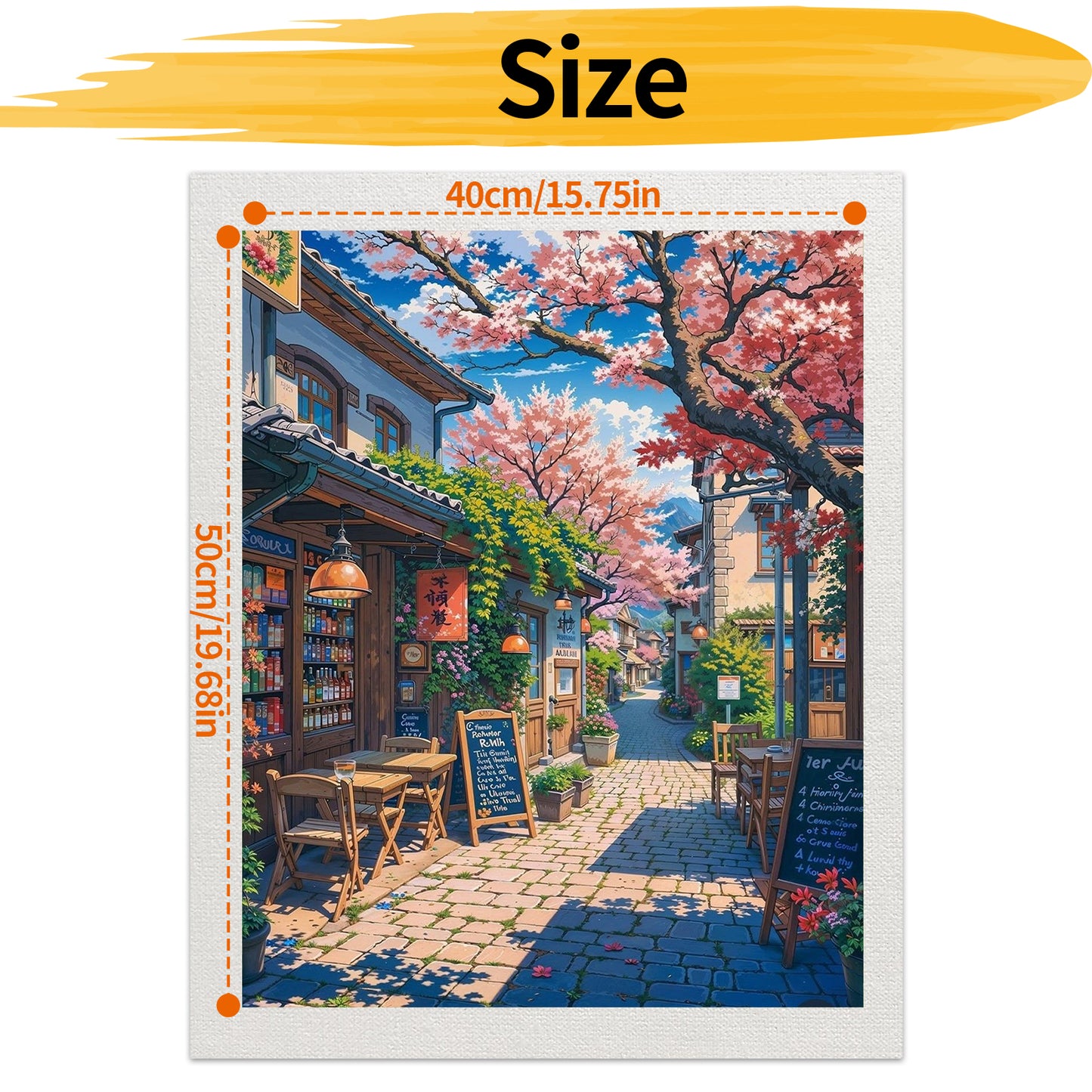 Alley- Paint by Numbers -40x50cm