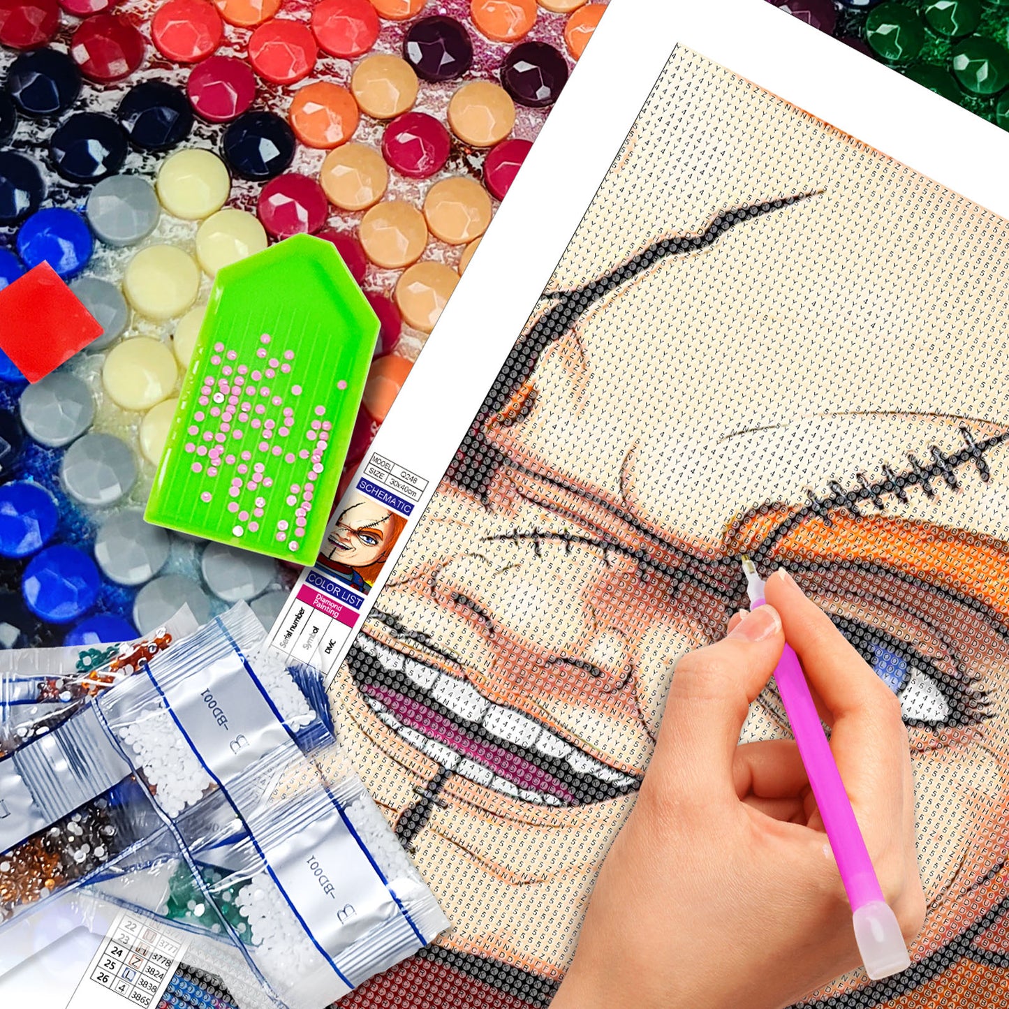 Cartoon- Full Round Diamond Painting - 30x40cm