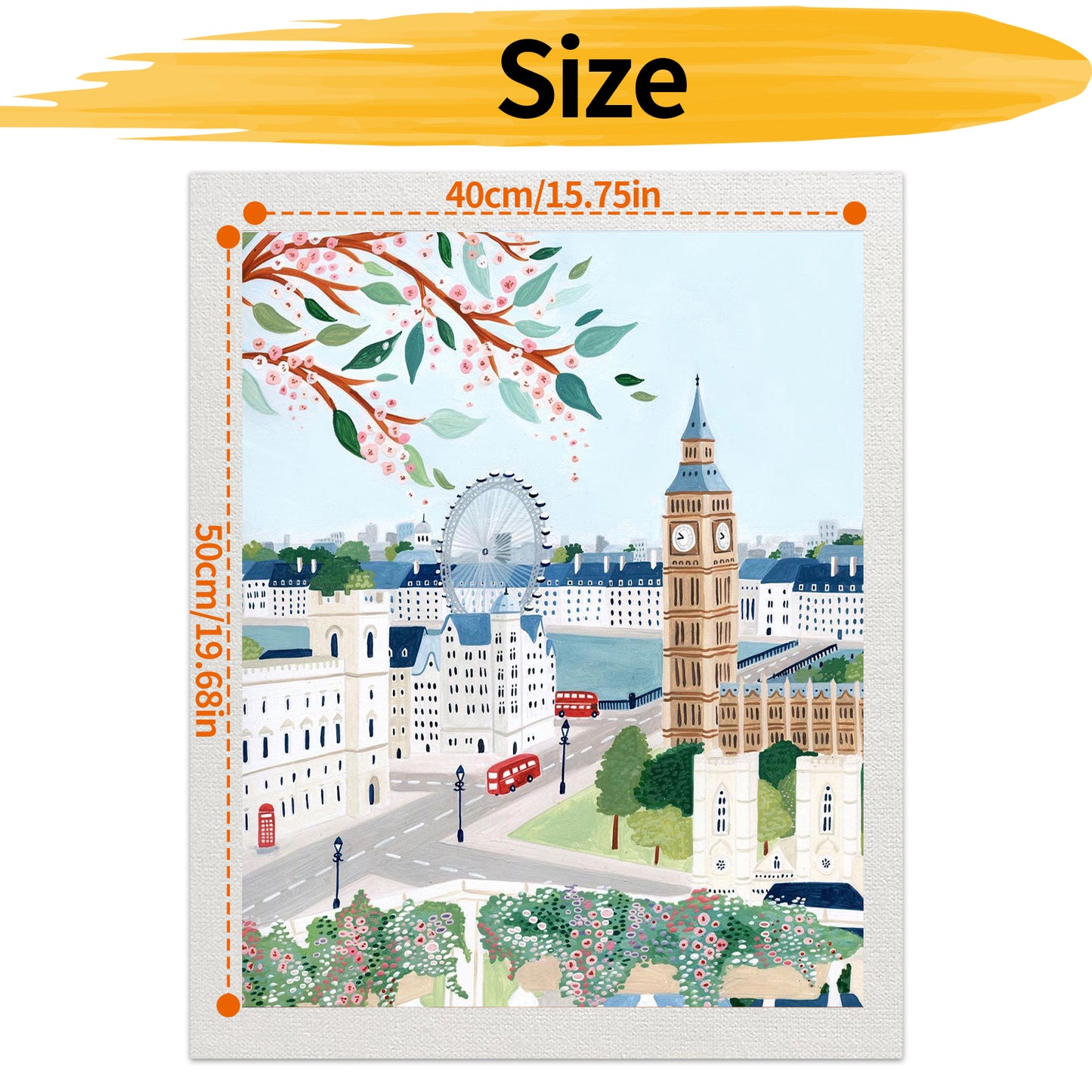 View of Europe - Paint by Numbers -40x50cm