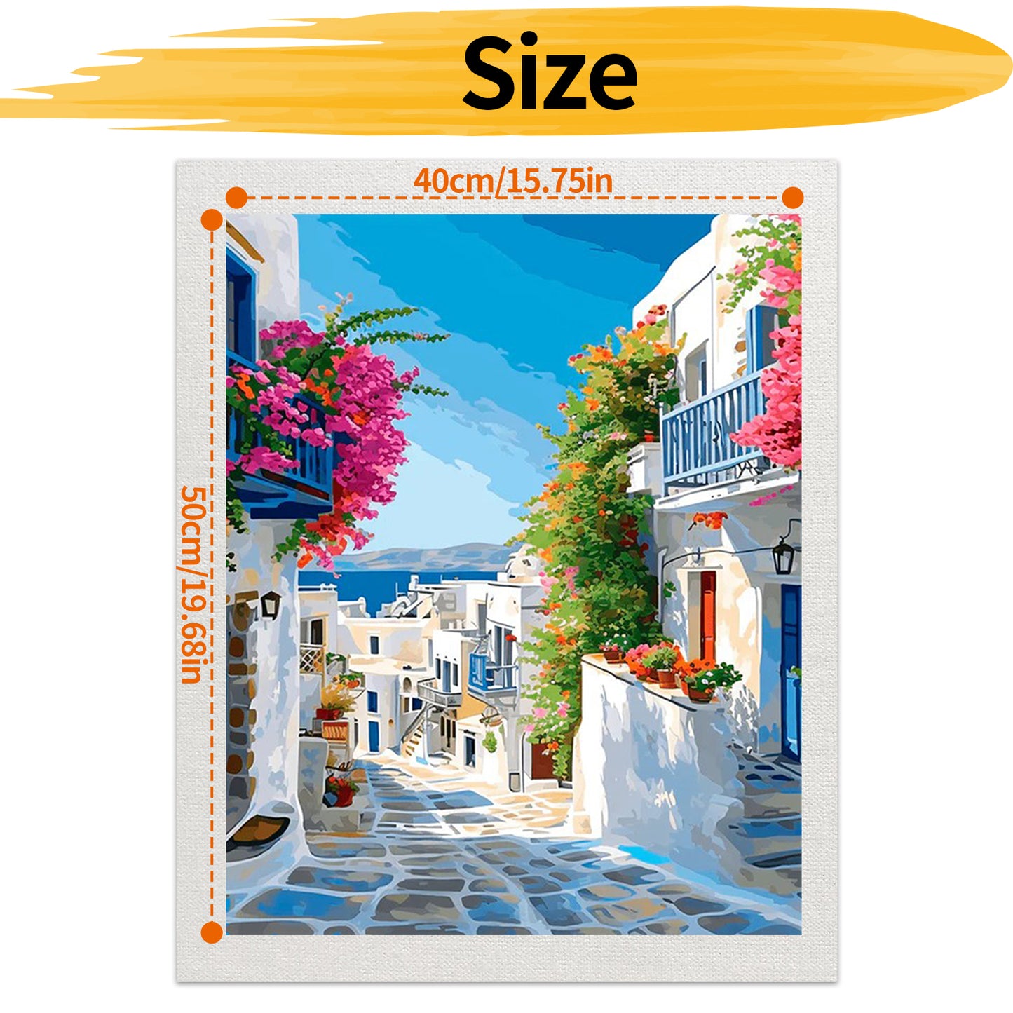 Alley - Paint by Numbers -40x50cm