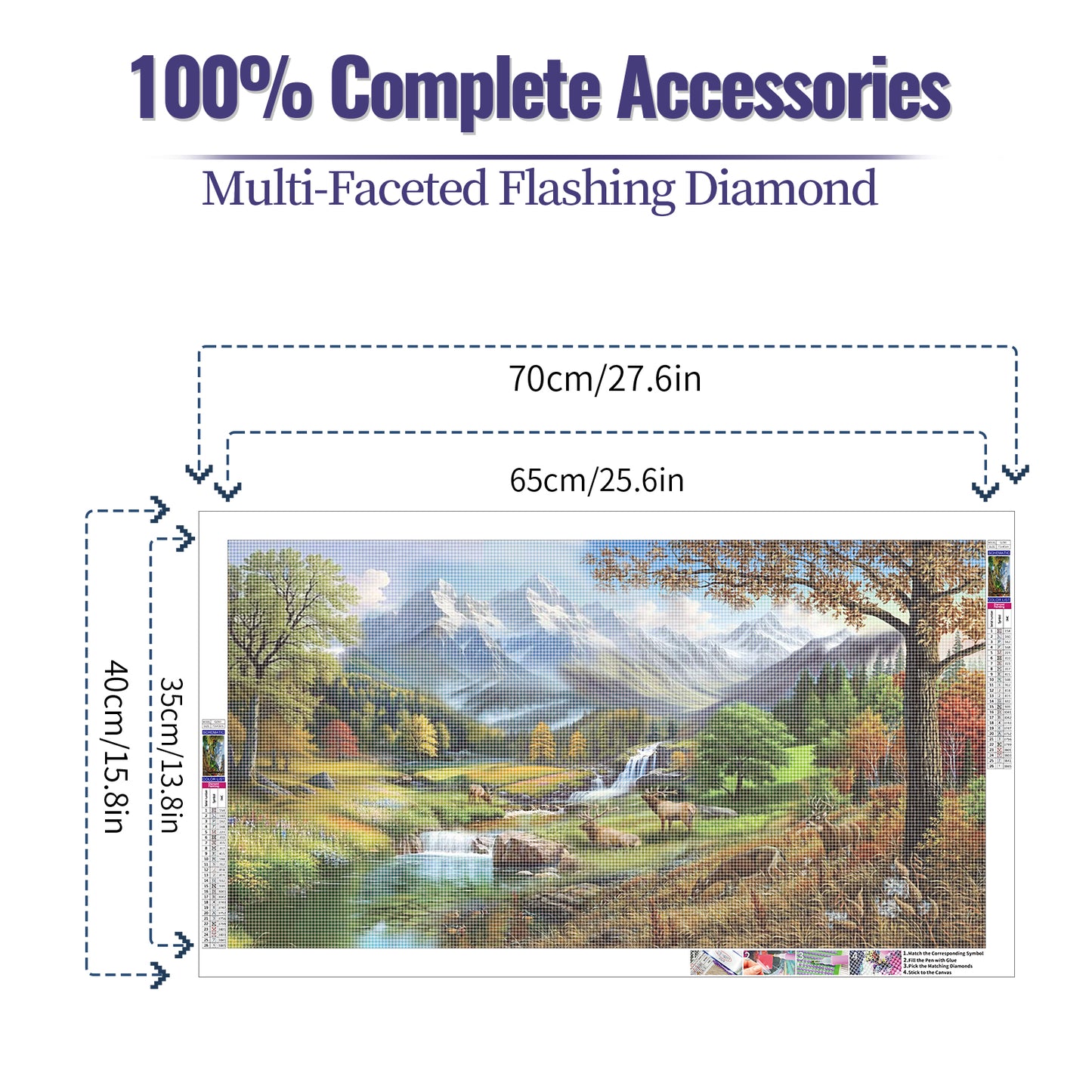 Forest - Full Round Diamond Painting - 70x40cm