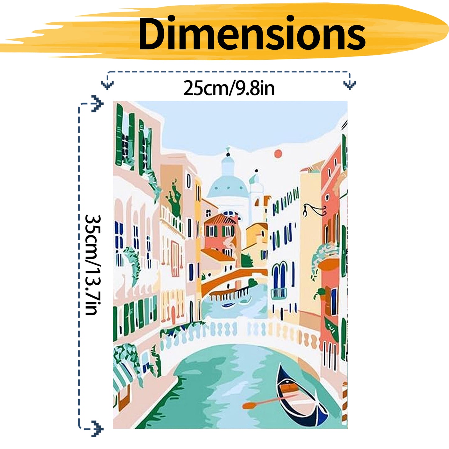 Venice - Paint by Numbers -25x35cm
