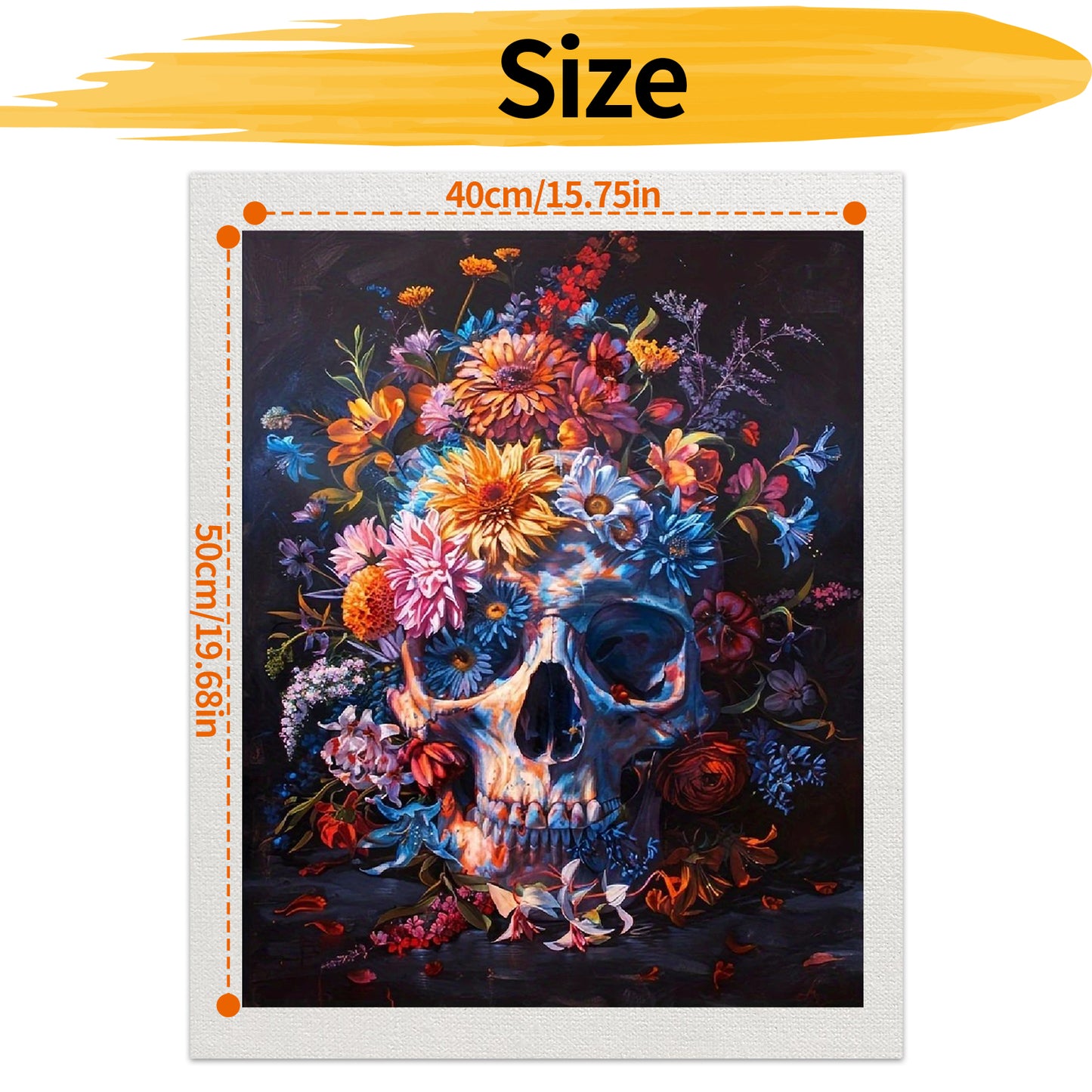 Skeleton- Paint by Numbers -40x50cm