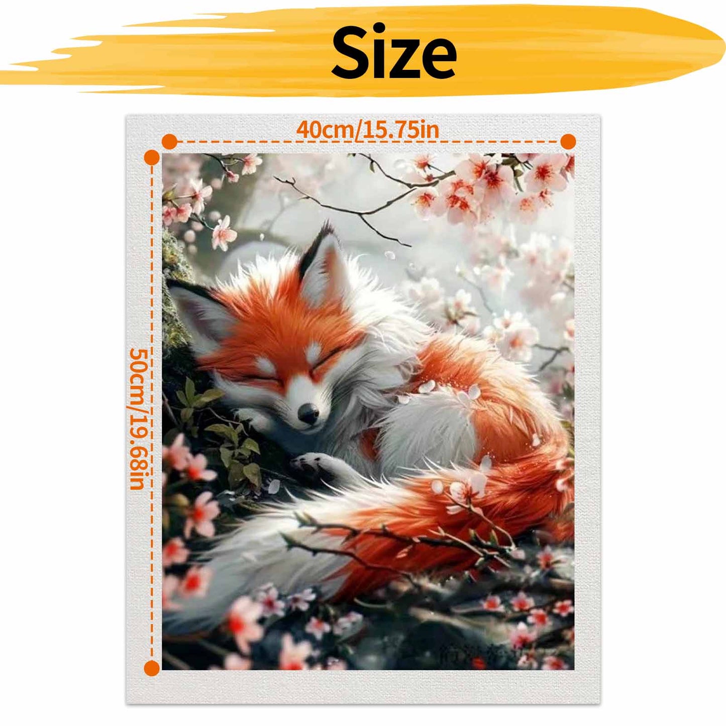 Fox - Paint by Numbers -40x50cm