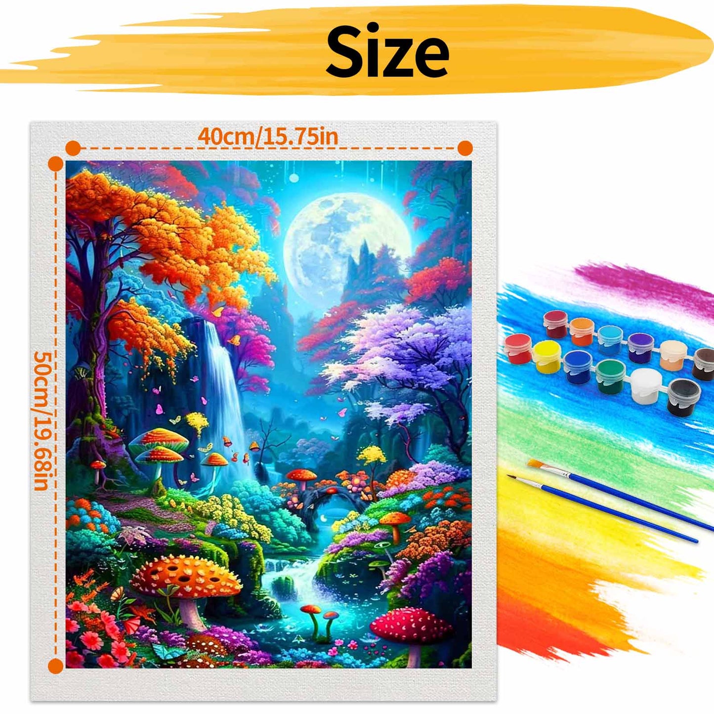 Fantasy Forest- Paint by Numbers -40x50cm