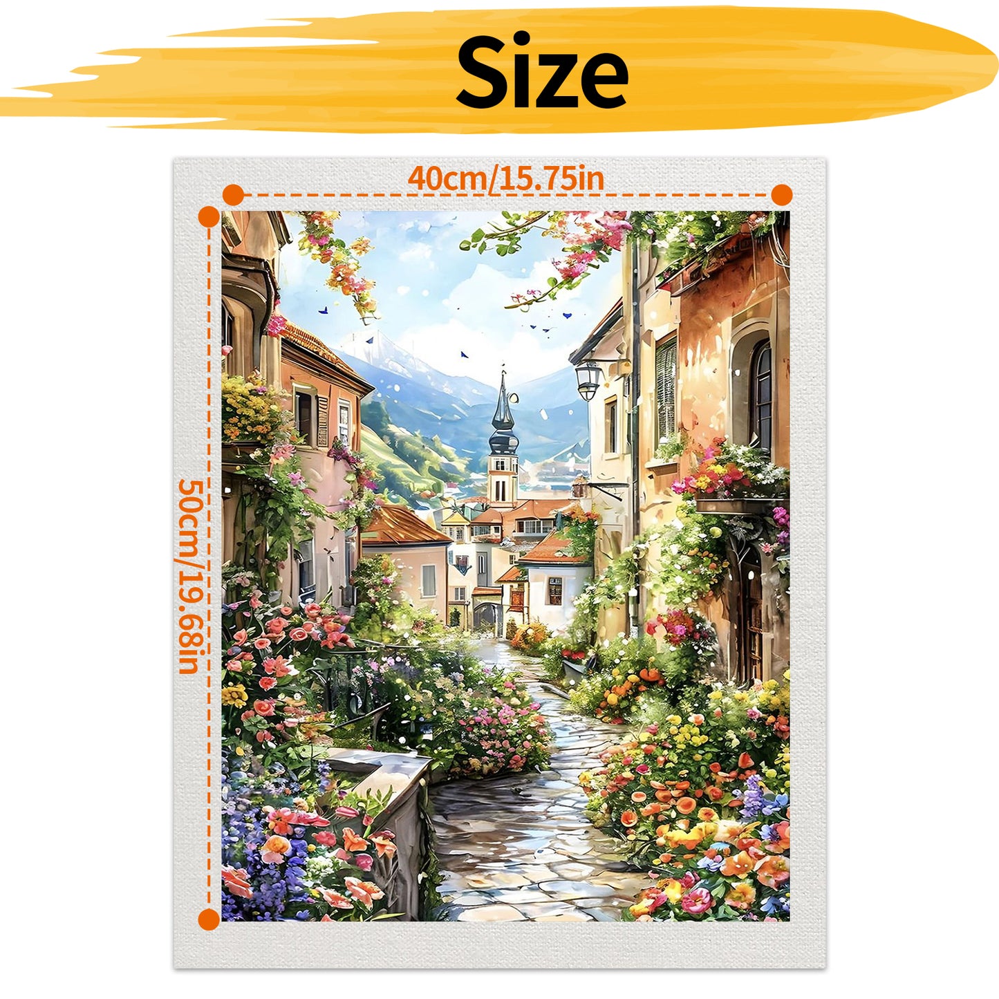 Alley- Paint by Numbers -40x50cm