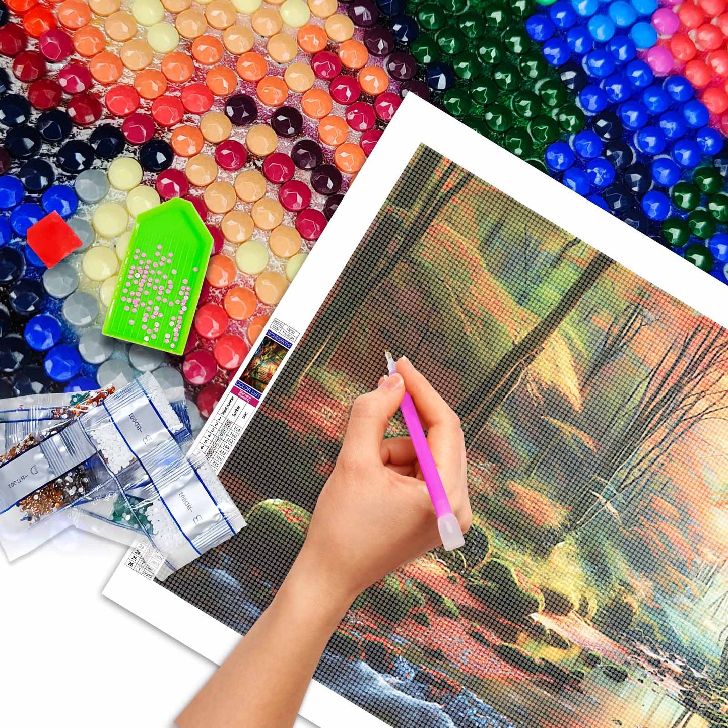 Forest - Full Round Diamond Painting - 70x40cm