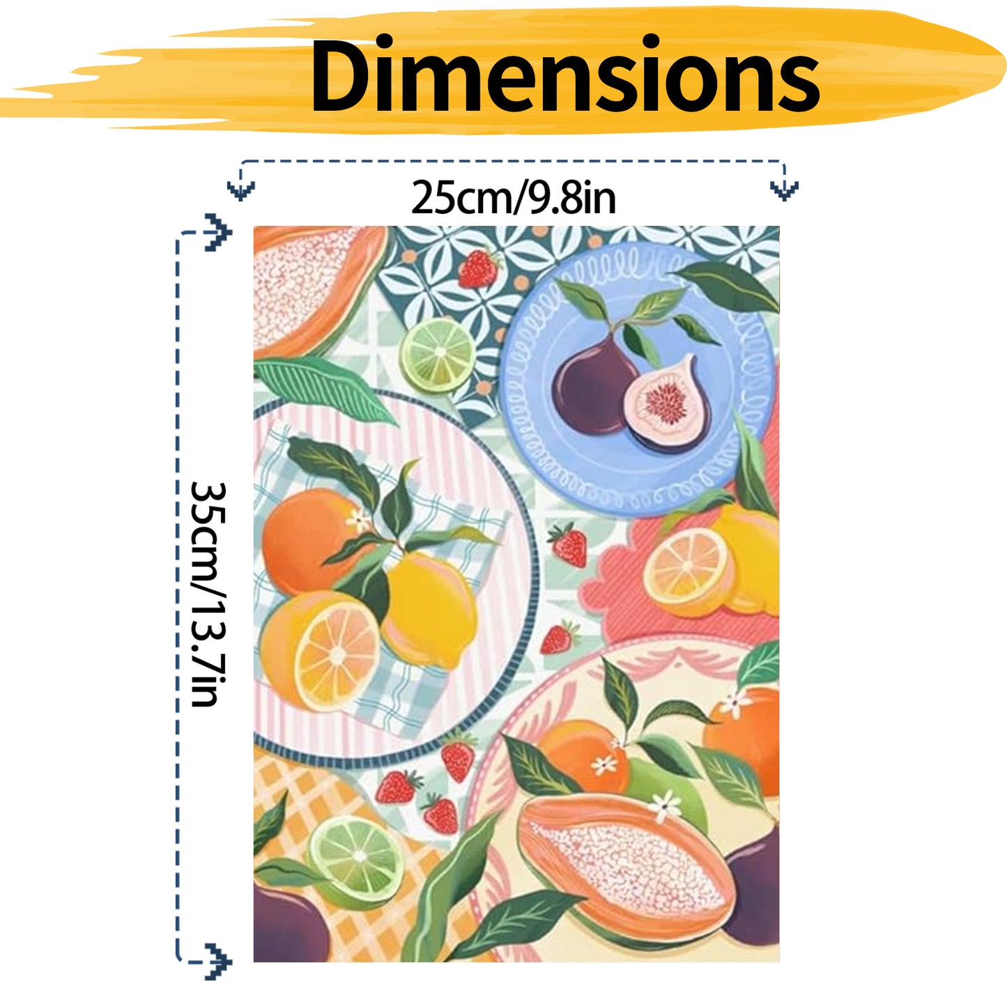 Fruit - Paint by Numbers -25x35cm