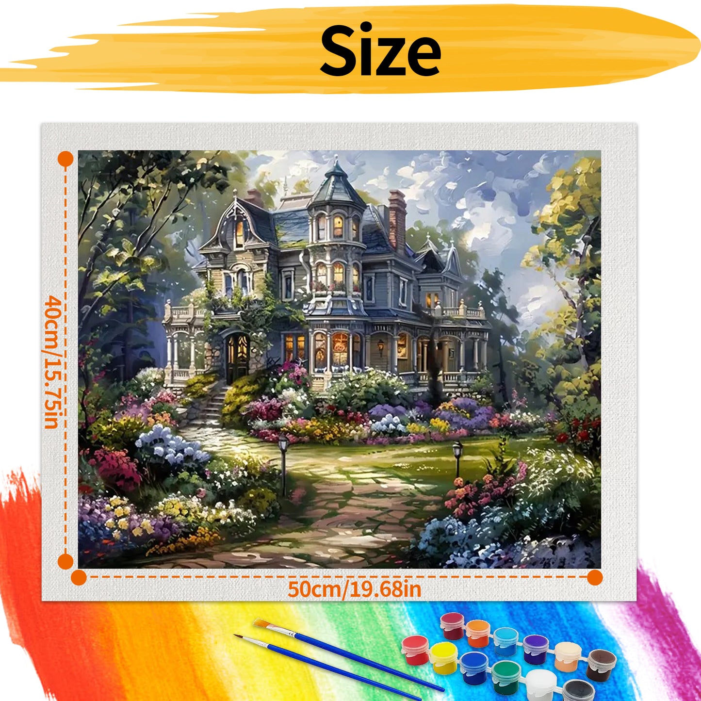 Villa - Paint by Numbers -50x40cm