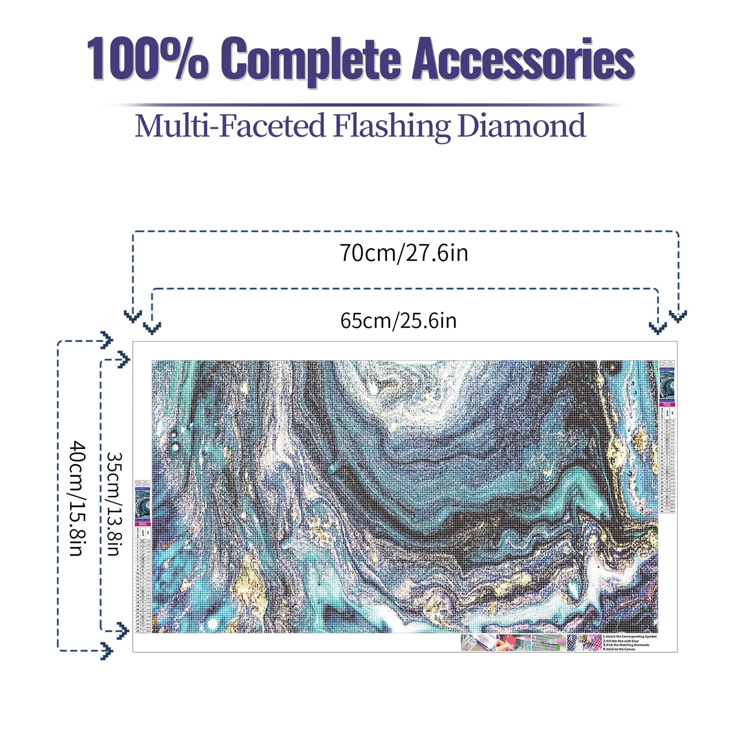 Illusion - Full Round Diamond Painting - 70x40cm