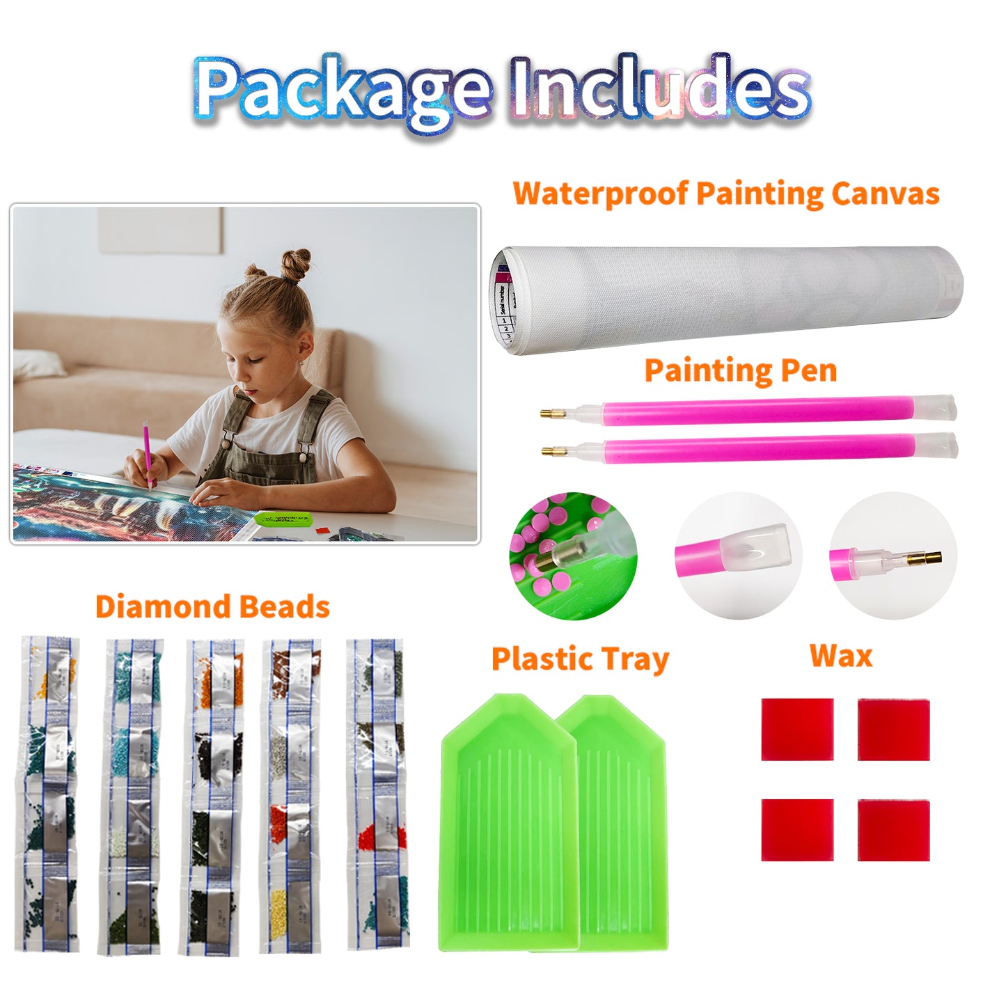 Moon Tree Swan - Full Round Diamond Painting - 70x40cm