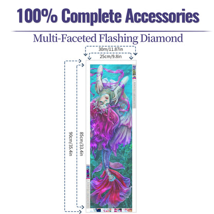 Mermaid - Full Round Diamond Painting Kits - 30x90cm