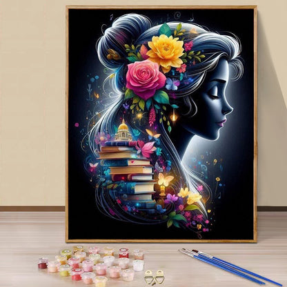 Beauty and the Beast- Paint by Numbers -40x50cm