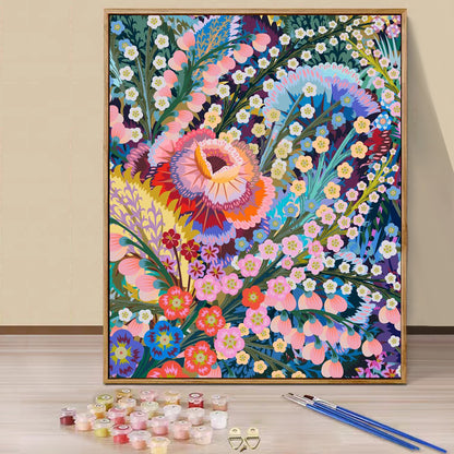 Flower- Paint by Numbers -40x50cm