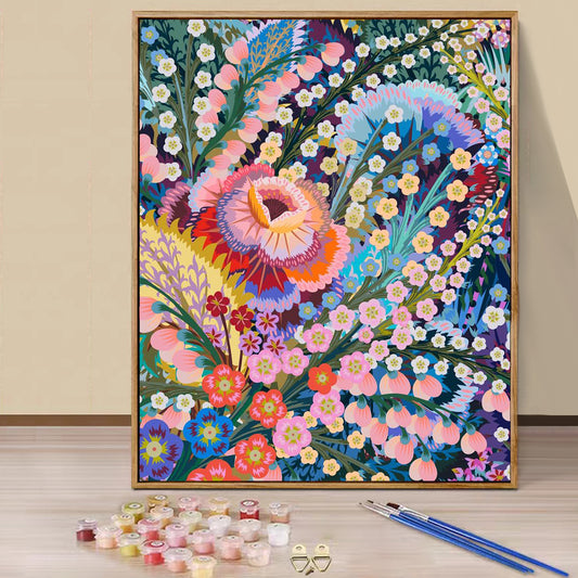 Flower- Paint by Numbers -40x50cm