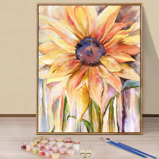 Sunflower Flower - Painting with Numbers -40x50cm