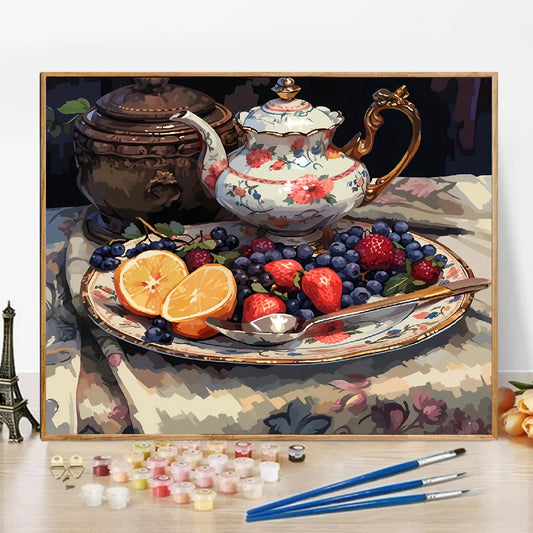 Afternoon tea - Paint by Numbers -50x40cm