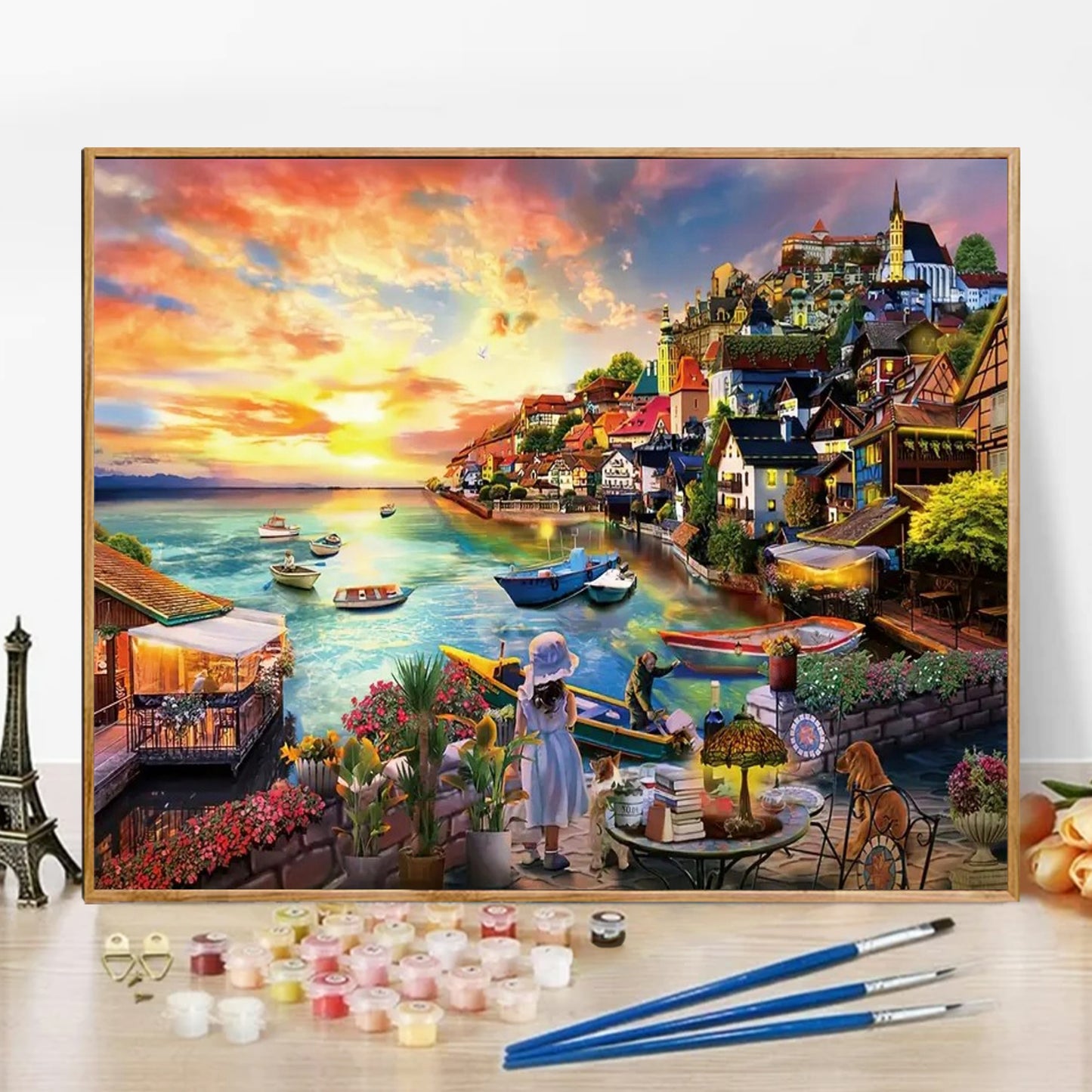 Shore City  - Paint by Numbers -50x40cm