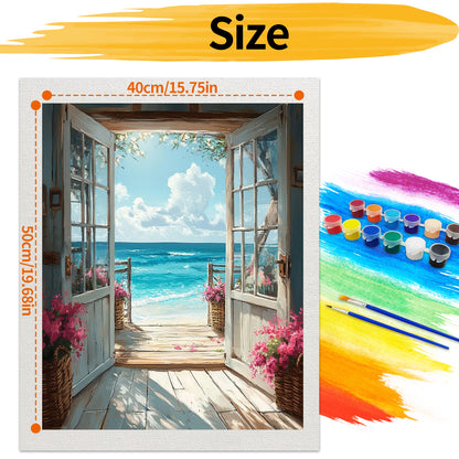 Seaside- Paint by Numbers -40x50cm