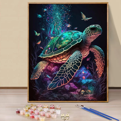 Sea Turtles - Painting with Numbers -40x50cm