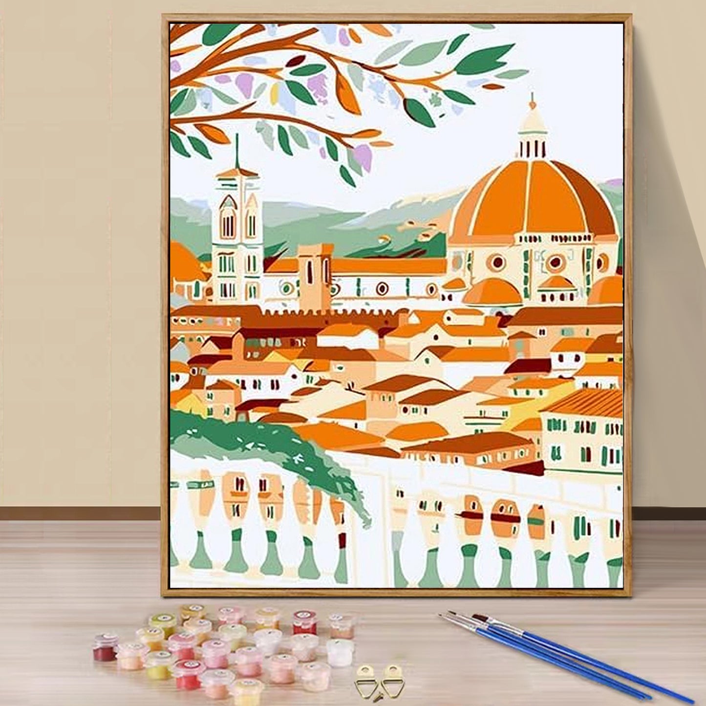 Famous sights - Paint by Numbers -25x35cm