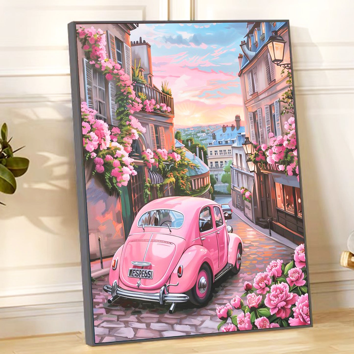 Car - Full Round Diamond Painting - 30x40cm