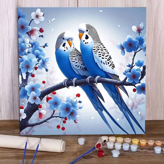 Bird- Paint by Numbers -40x40cm