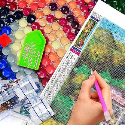 Farm- Full Round Diamond Painting - 90x30cm