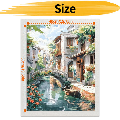 Bridge- Paint by Numbers -40x50cm