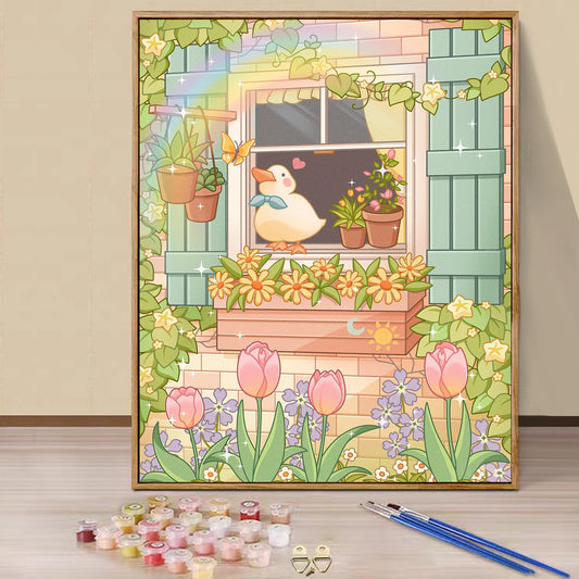 Duck - Paint by Numbers -40x50cm