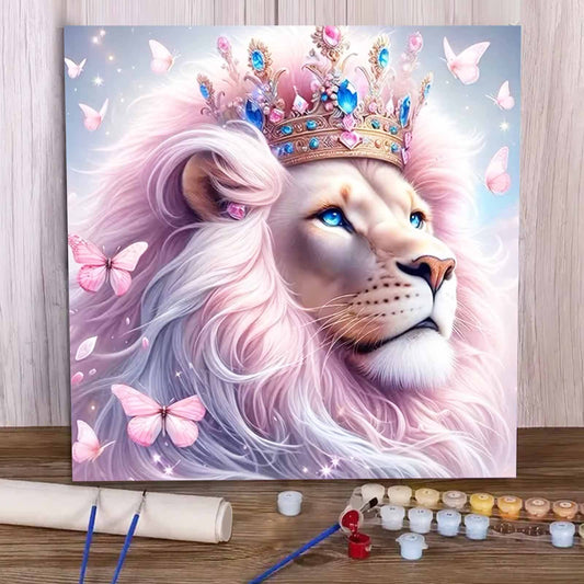 Lion- Paint by Numbers -40x40cm