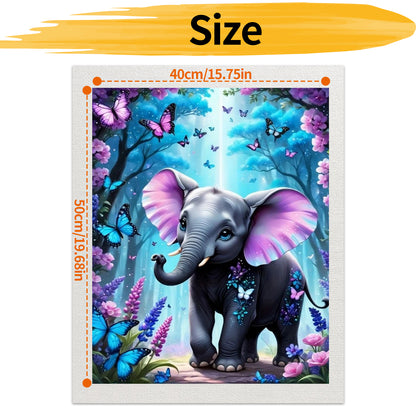 Elephant- Paint by Numbers -40x50cm