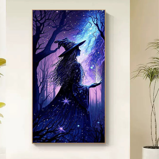 Witch - Full Round Diamond Painting - 40x70cm