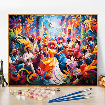 Festive atmosphere - Paint by Numbers -50x40cm