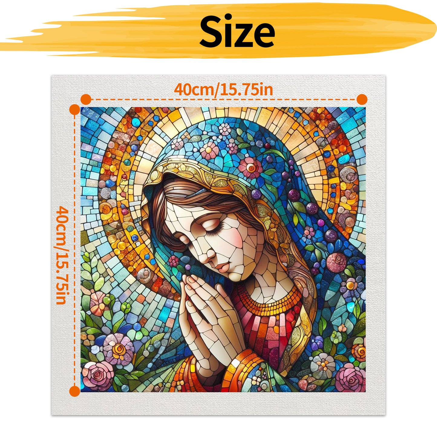 Prayer- Painting by Numbers -40x40cm