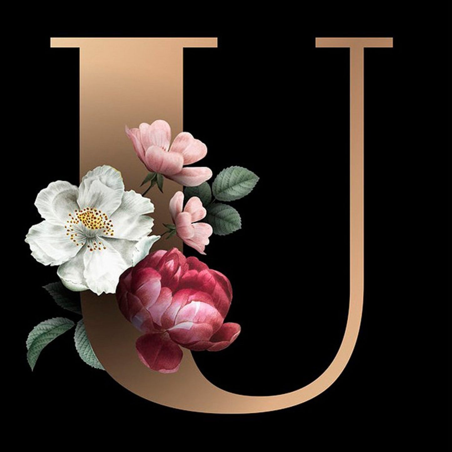 26 Alphabet - Full Round Diamond Painting - 30x30cm