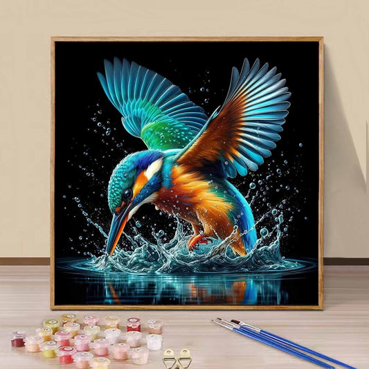 Bird- Paint by Numbers -40x40cm