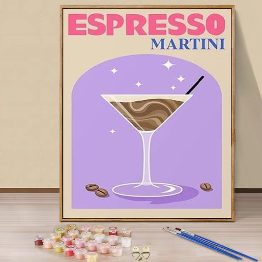 Espresso - Paint by Numbers -20x30cm