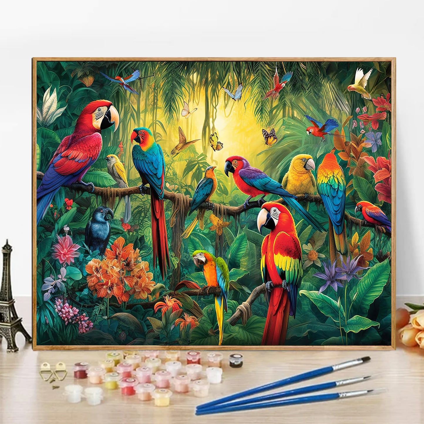 Parrot - Paint by Numbers -50x40cm