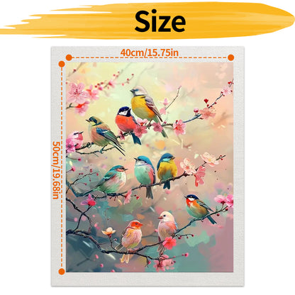 Bird- Paint by Numbers -40x50cm