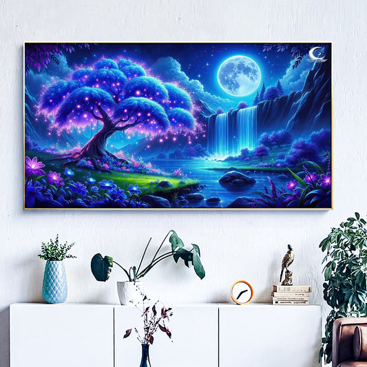 Waterfall - Full Round Diamond Painting - 70x40cm